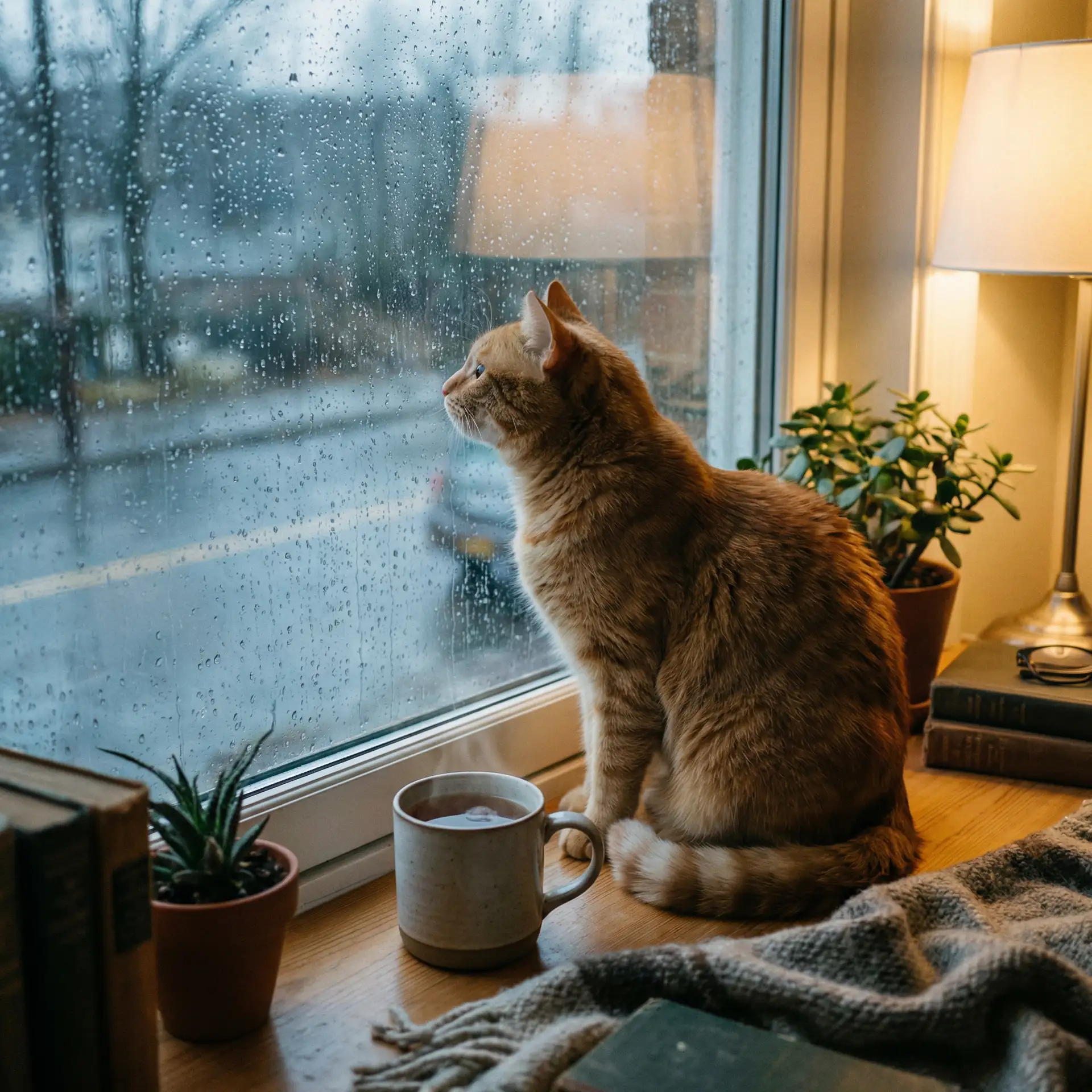 猫咪望着窗外的雨 - 危机龙潭之战在线观看
